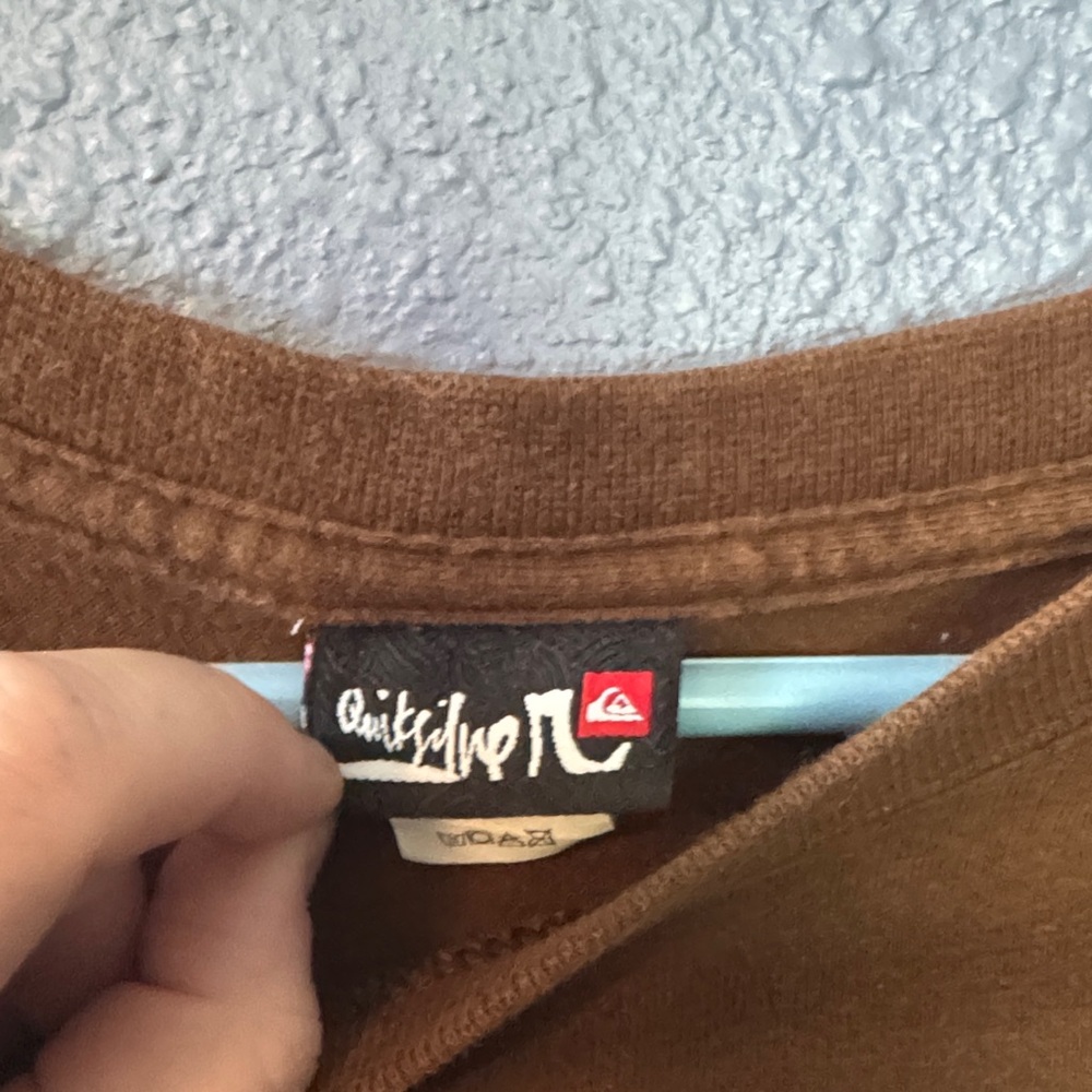 Quiksilver Men's Chocolate Brown Graphic Tee - Picture 3 of 4